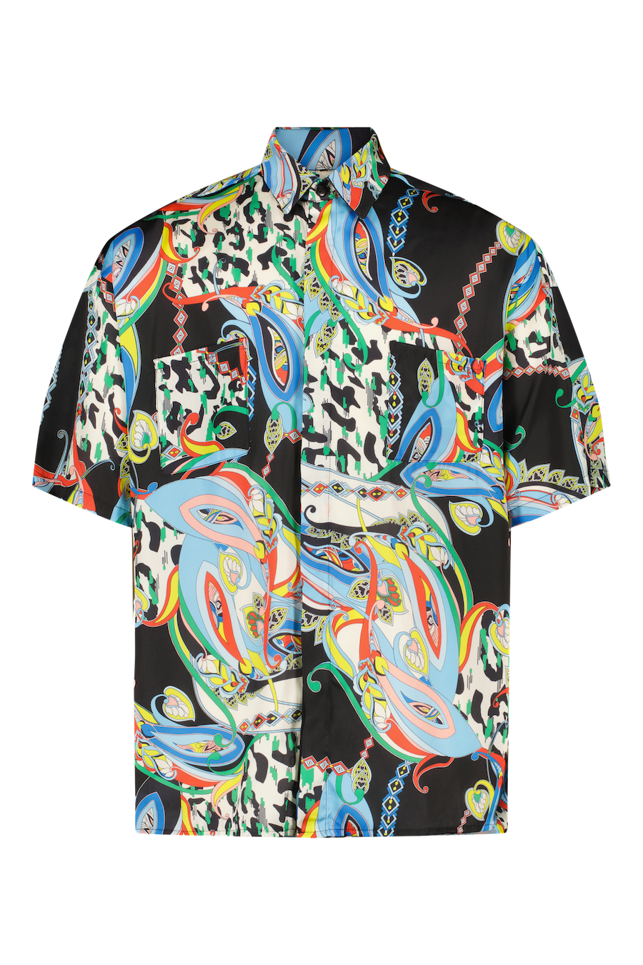 black india shirt front